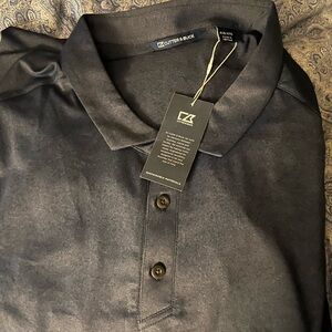 Cutter & Buck Men's Heather Navy Polo Shirt 4XL